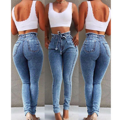 Loom & Soul™ Fringed Hem Jeans – Women’s Straight-Leg Denim Pants
