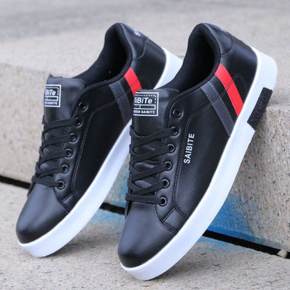 Baskets décontractées Loom & Soul pour hommes – Chaussures plates imperméables à lacets pour le style et le confort au quotidien