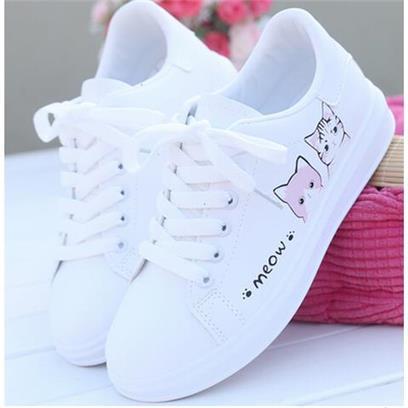 Baskets décontractées Loom & Soul™ pour enfants – Chaussures plates en cuir pour filles avec talon compensé de 3 cm et semelle en caoutchouc antidérapante