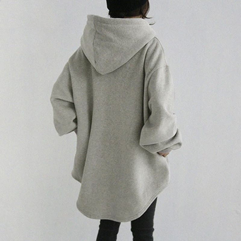 Sweat-shirt à capuche décontracté Loom & Soul pour femme – Coupe ample à manches longues avec poche et cordon de serrage