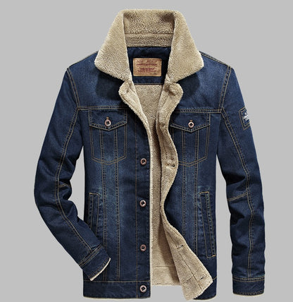 Loom & Soul Men’s 100% Cotton Coat – Classic Warm Lined Jacket for Autumn & Winter | Timeless Casual Outerwear