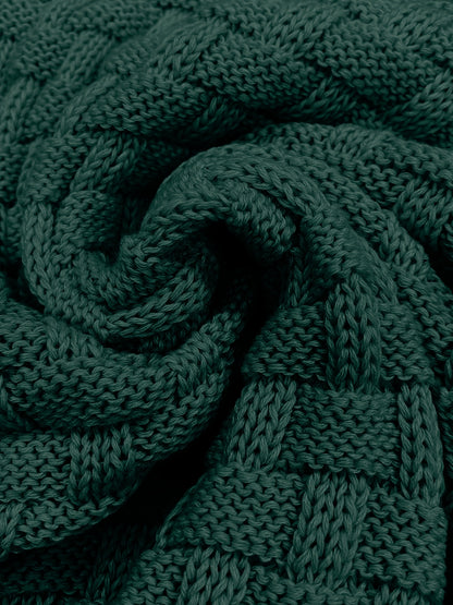 Pull en tricot gaufré pour homme – Grande élasticité avec col à revers