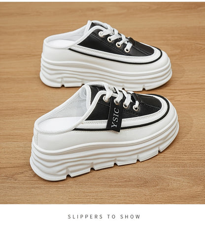 Chaussures plates décontractées d'été – Sandales quotidiennes confortables à lacets