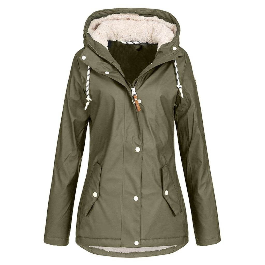 Veste de sport d'hiver pour femme – Manteau chaud, coupe-vent et actif