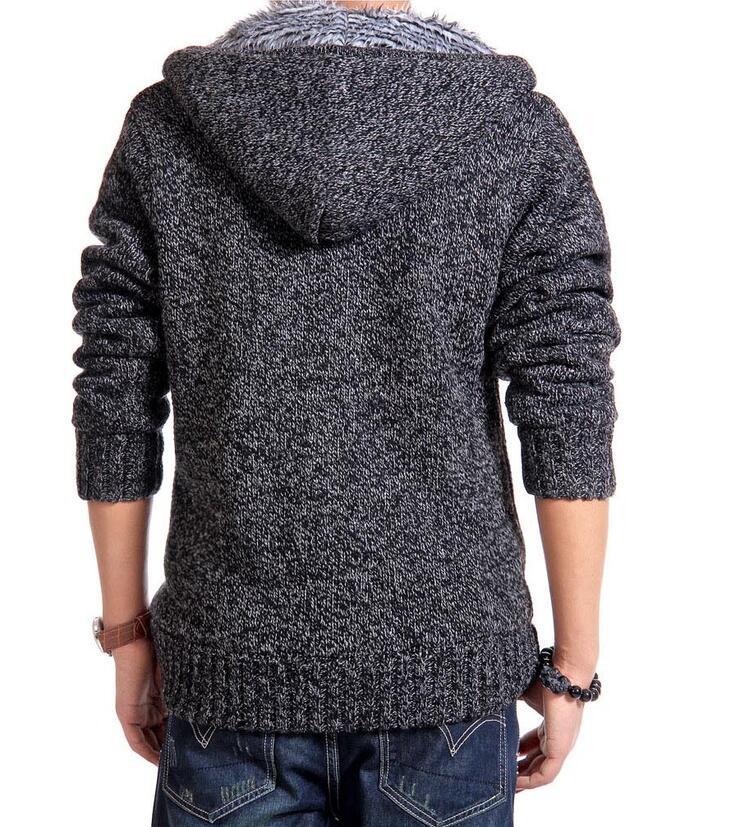 Loom & Soul™ Men’s Wool Blend Warm Jacket – Soft Acrylic-Wool Winter Coat for Everyday Comfort and Style