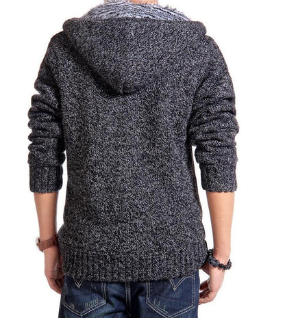 Loom & Soul™ Men’s Wool Blend Warm Jacket – Soft Acrylic-Wool Winter Coat for Everyday Comfort and Style