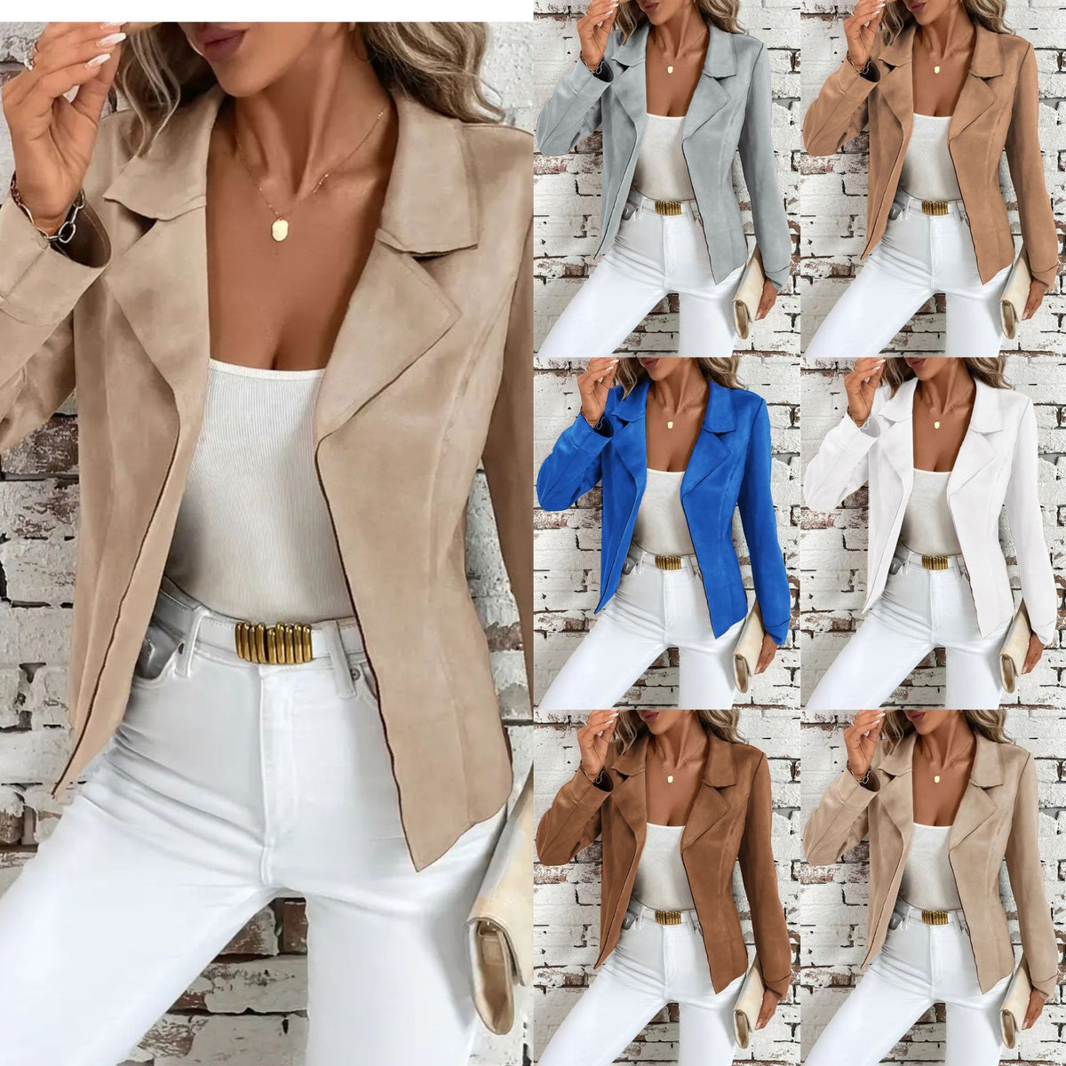 Veste Cardigan Élégante et Cintrée pour Femme – Navetteur Automne et Hiver