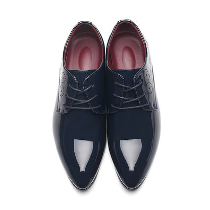 Chaussures en cuir décontractées pour homme Loom & Soul – Mocassins habillés à enfiler avec dessus en PU et semelle en caoutchouc