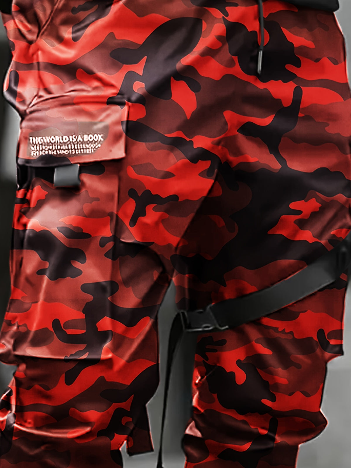 Pantalon Cargo Camouflage Homme – Pantalon de Rue Ample Multi-Poches