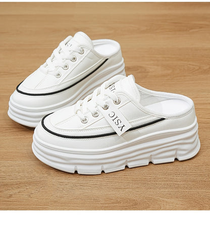 Chaussures plates décontractées d'été – Sandales quotidiennes confortables à lacets
