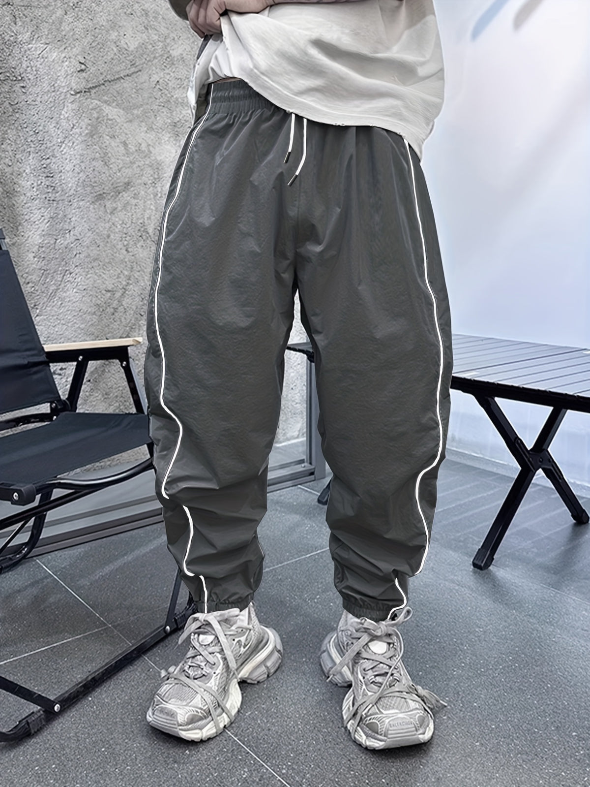 Pantalon de jogging décontracté pour homme – respirant, coupe ample, avec cordon de serrage