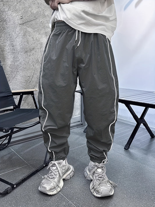 Pantalon de jogging décontracté pour homme – respirant, coupe ample, avec cordon de serrage