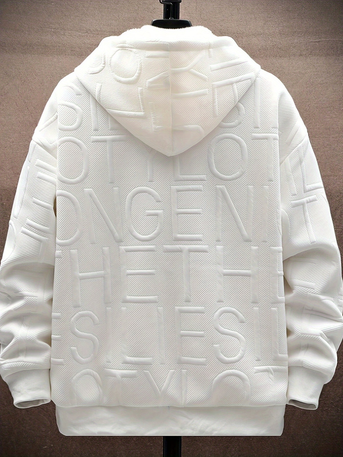 Sweat à capuche zippé en molleton Loom & Soul pour homme – Édition fêtes de fin d’année