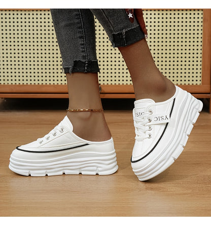 Chaussures plates décontractées d'été – Sandales quotidiennes confortables à lacets
