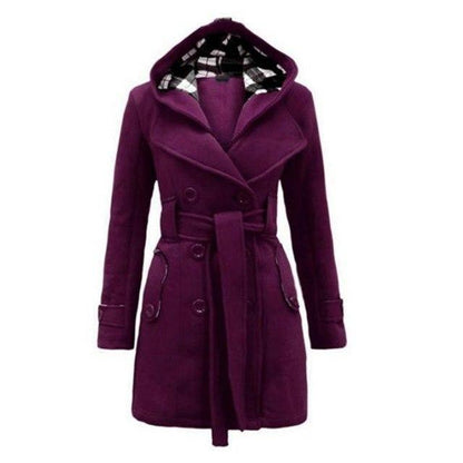 Loom & Soul Women’s Winter Coat – Warm Thick Hooded Long Jacket