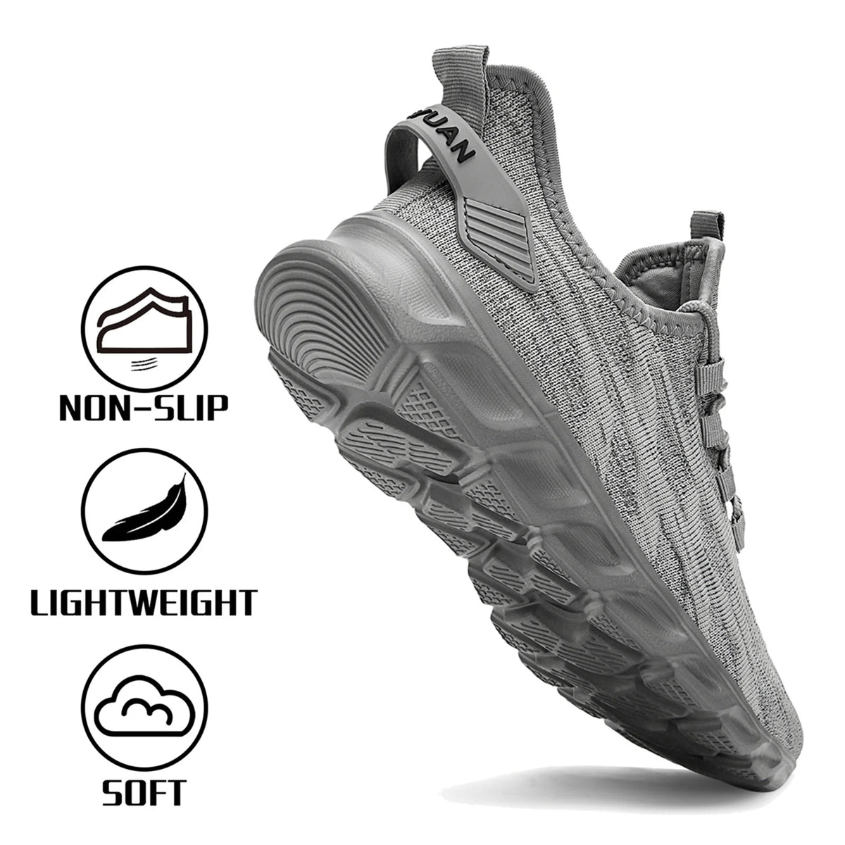Men'S Shoes Sneakers Casual Shoes Walking Fitness Sports Shoes Outdoor Running Shoes Lightweight
