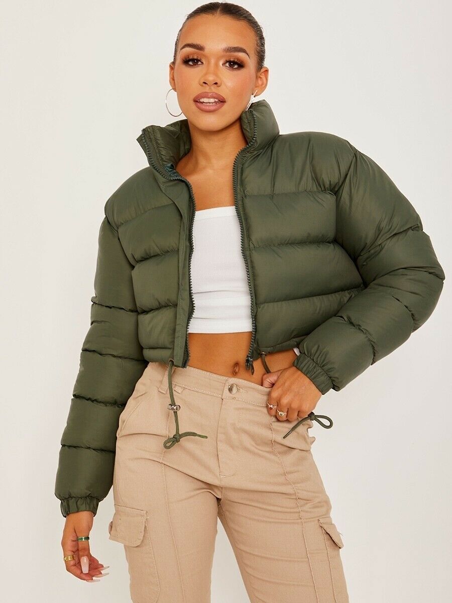 Loom & Soul™ Women’s Down Jacket – Bohemian Short Puffer Coat with Silk-Cotton Fill and Retro Flair