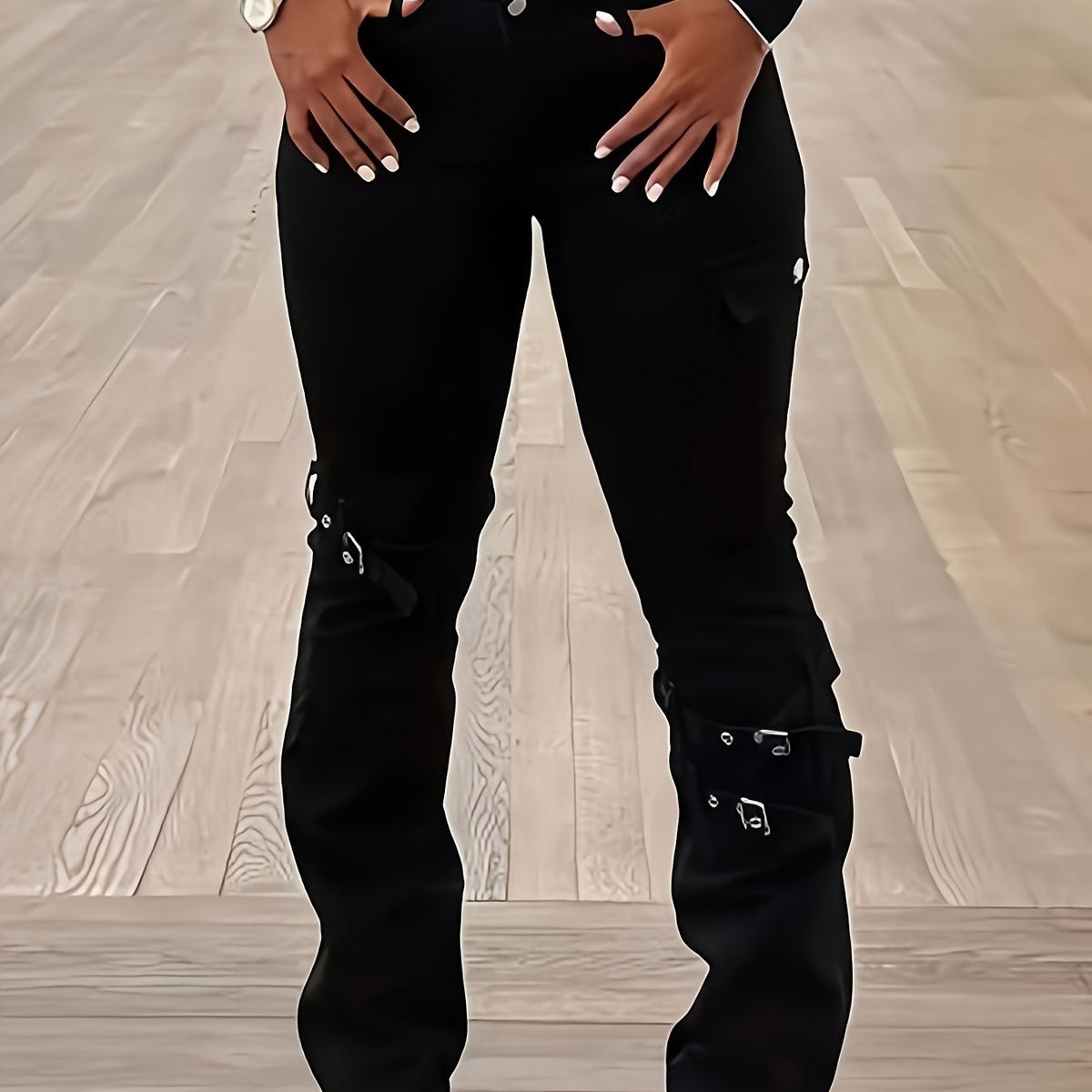 High Elastic Straight Jeans – Slim Fit Stretch Everyday Denim
