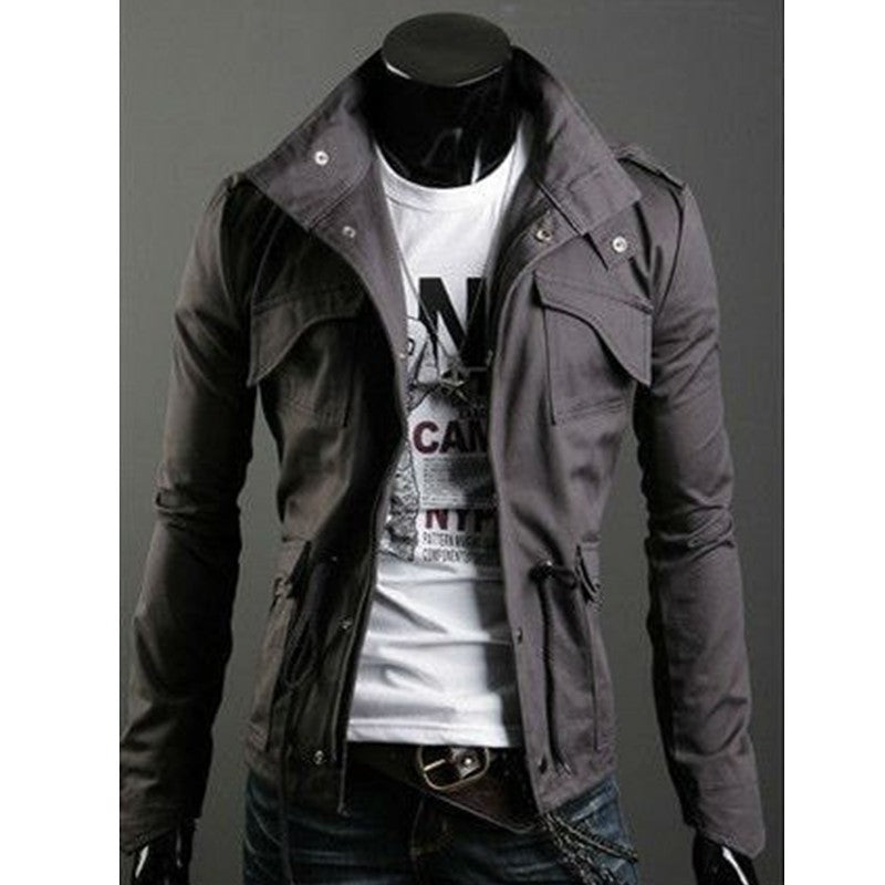 Loom & Soul™ Veste d'hiver de style militaire – Manteau tactique en toile coupe-vent pour hommes et adolescents