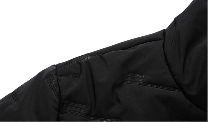 Loom & Soul™ Men’s Down Padded Suit Set – Hooded Winter Jacket & Matching Pants for Warmth and Style