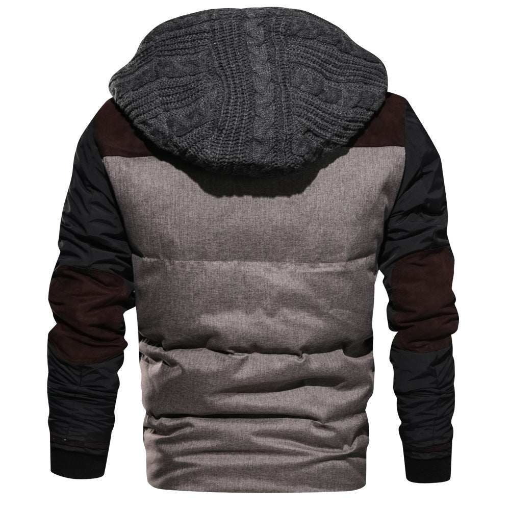 Cardigan zippé d'hiver 3D Loom & Soul pour homme – Manteau épais