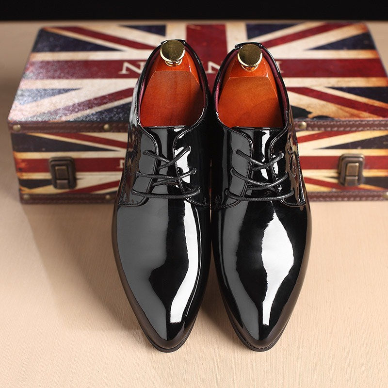 Chaussures en cuir décontractées pour homme Loom & Soul – Mocassins habillés à enfiler avec dessus en PU et semelle en caoutchouc