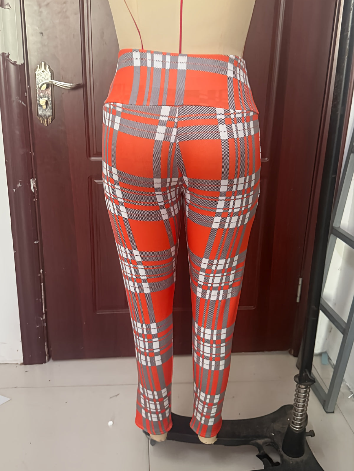 Legging droit taille haute doublé polaire pour femme – Hiver douillet