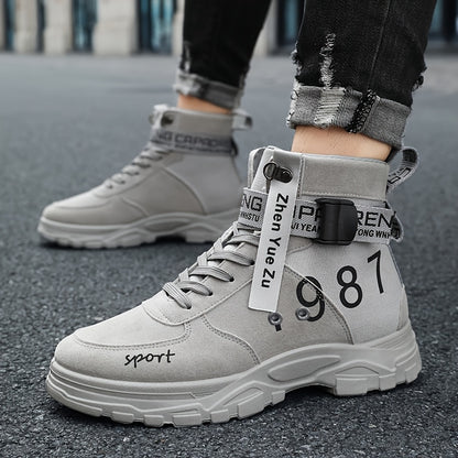 Chaussures de randonnée élégantes pour hommes – Bottes de cheville d'extérieur durables et antidérapantes