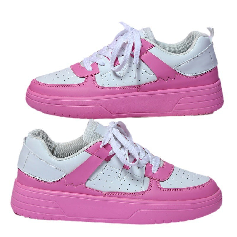 Loom & Soul Baskets plateforme unisexe – Chaussures de sport décontractées antidérapantes de style européen et américain avec semelle souple en EVA