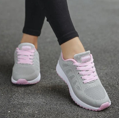 Baskets de sport en maille Loom & Soul™ pour femme – Chaussures de course légères et respirantes avec talon compensé confortable