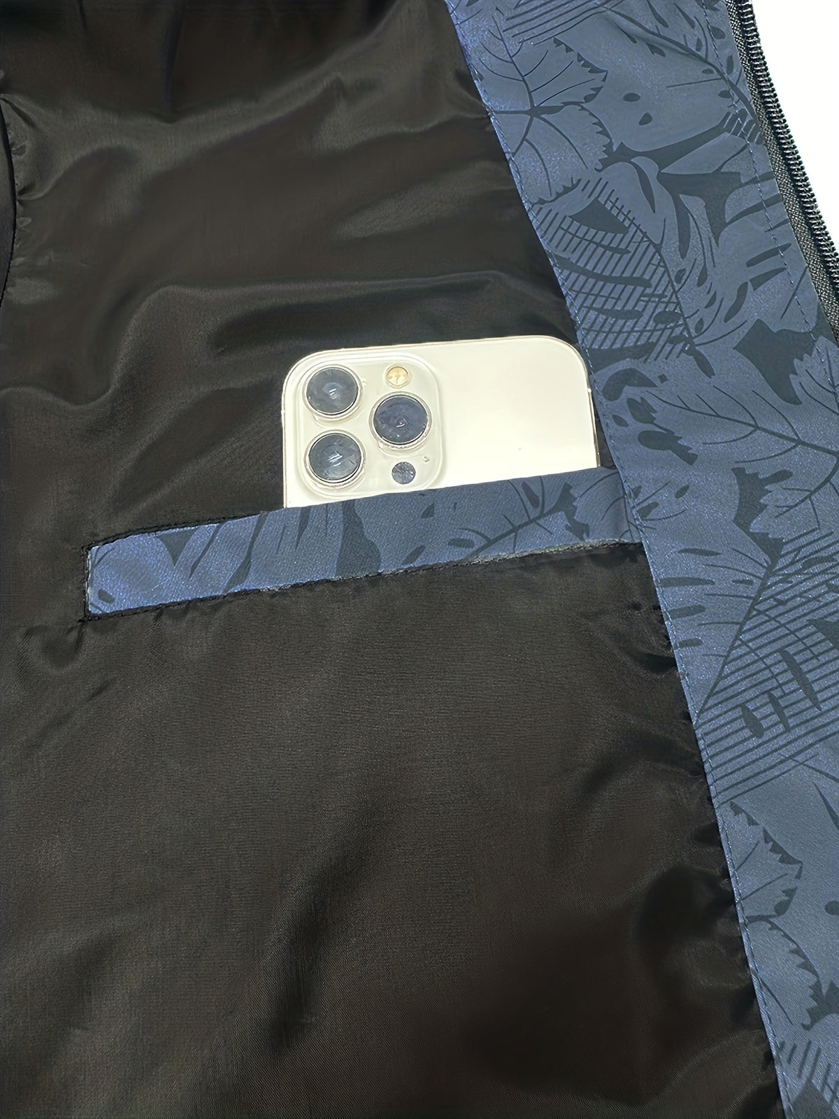 Veste de baseball imprimée pour homme – Manteau léger et décontracté à fermeture éclair style urbain