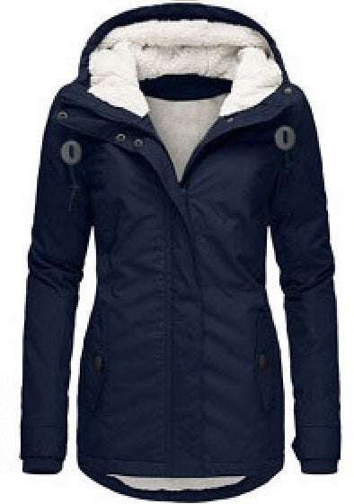 Loom & Soul™ Veste polaire à capuche confortable – Manteau d'hiver chaud zippé pour femme avec poches et doublure en fausse fourrure
