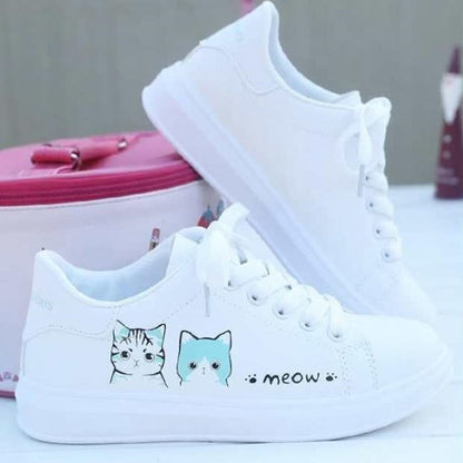 Baskets décontractées Loom & Soul™ pour enfants – Chaussures plates en cuir pour filles avec talon compensé de 3 cm et semelle en caoutchouc antidérapante