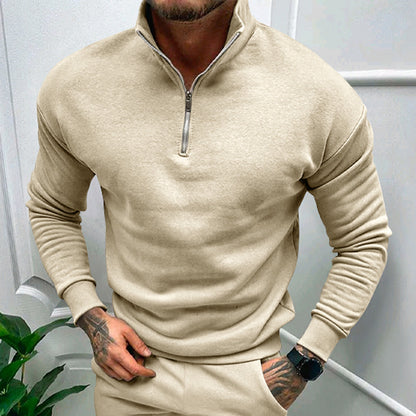 Loom & Soul™ Sweat-shirt uni – Haut décontracté à manches longues pour le confort et le style au quotidien