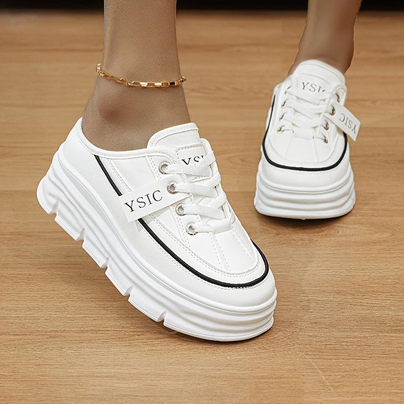 Chaussures plates décontractées d'été – Sandales quotidiennes confortables à lacets