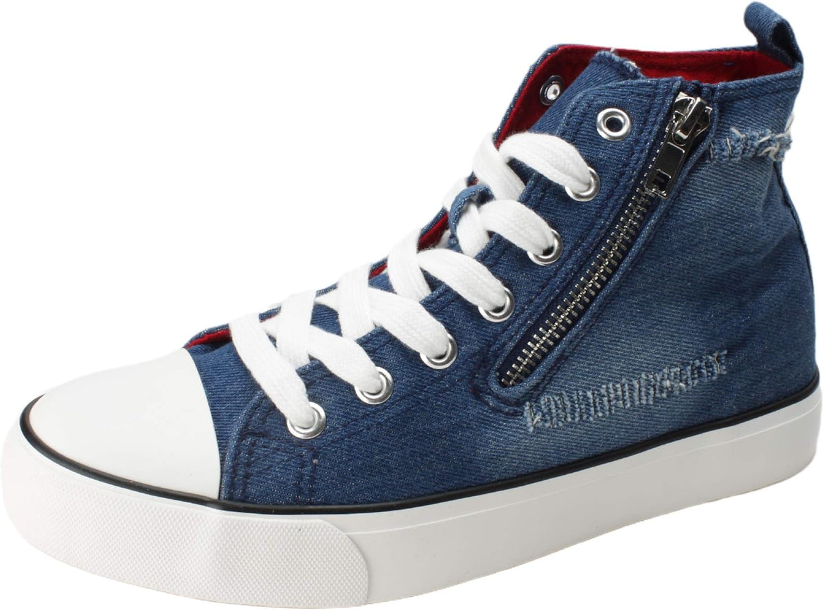 Women'S Fashion Platform High Top Sneakers, Cute Corduroy or Faux Lamb'S Fur Upper，Memory Foam Insole,Trendy Slim Shoe Lace