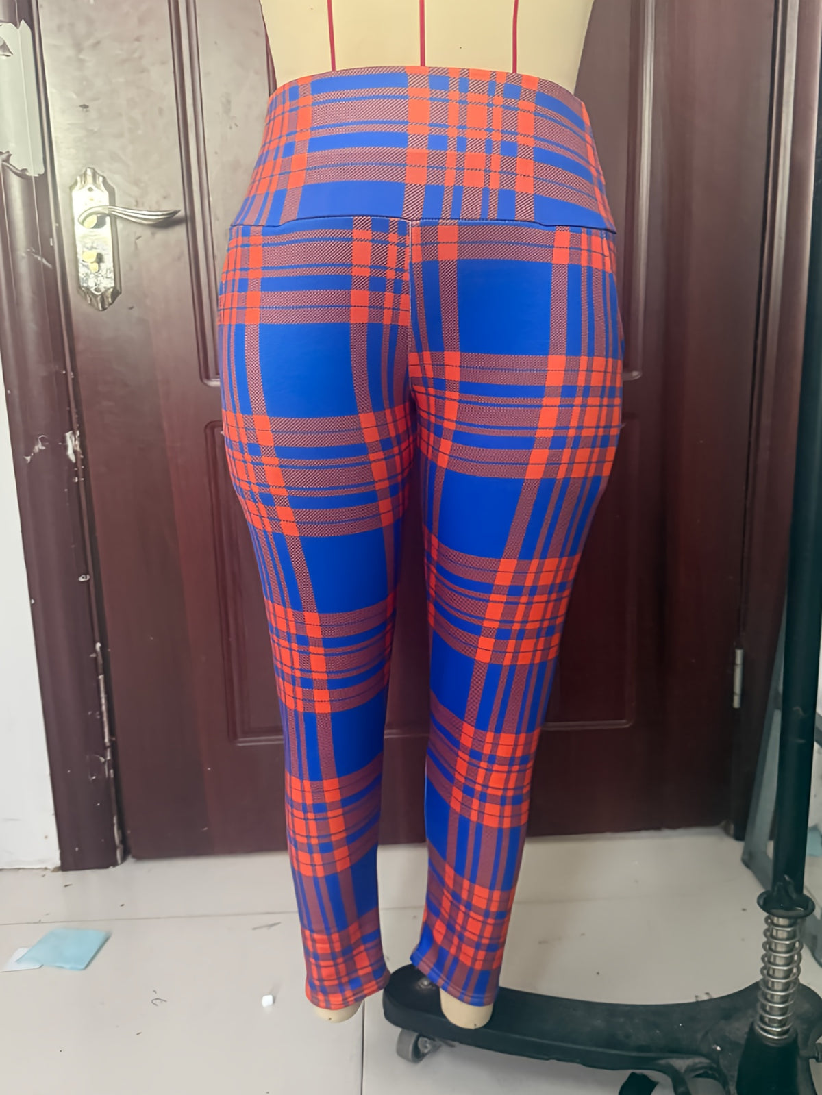 Legging droit taille haute doublé polaire pour femme – Hiver douillet