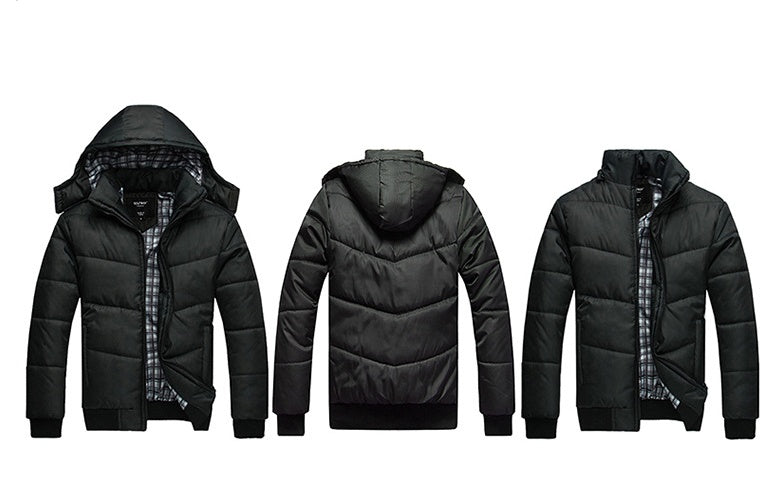 Loom & Soul Men’s Winter Parka – Thick Warm Hooded Jacket Coat