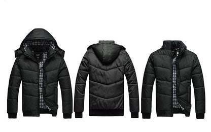 Loom & Soul Men’s Winter Parka – Thick Warm Hooded Jacket Coat