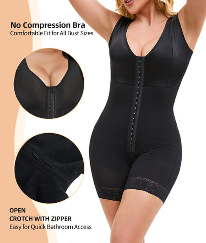 Loom & Soul™ Gaine Colombienne – Body gainant amincissant avec effet liftant et entrejambe zippé