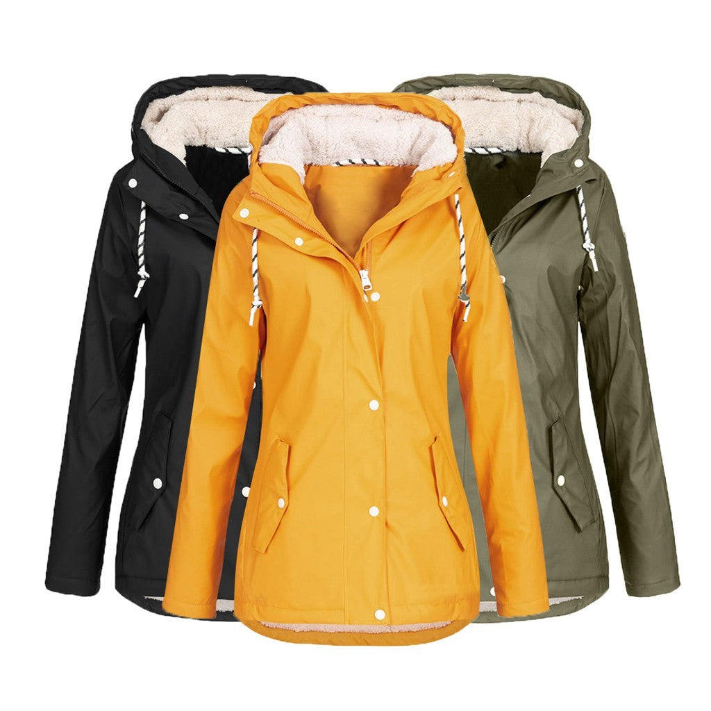 Veste de sport d'hiver pour femme – Manteau chaud, coupe-vent et actif