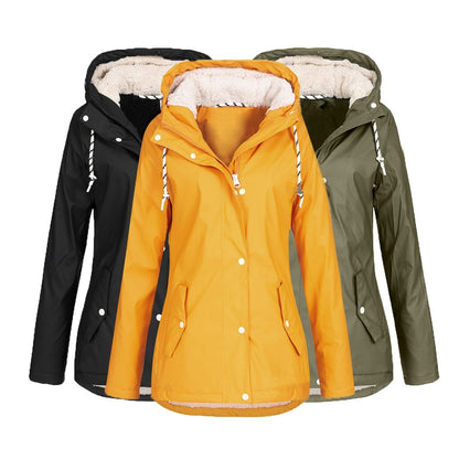 Veste de sport d'hiver pour femme – Manteau chaud, coupe-vent et actif