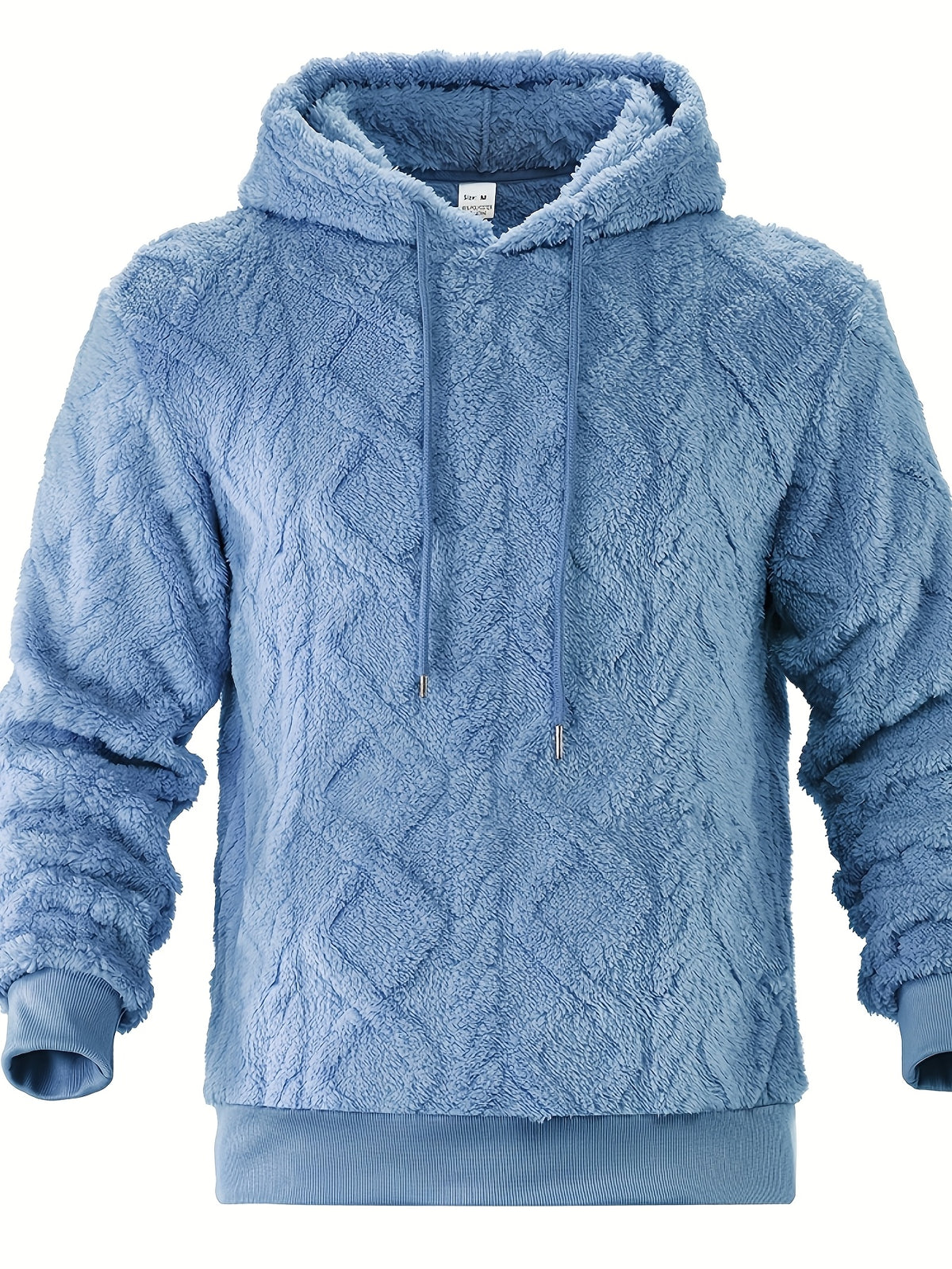 Men’s Casual Hooded Sweatshirt – Solid Color Slight Stretch Pullover
