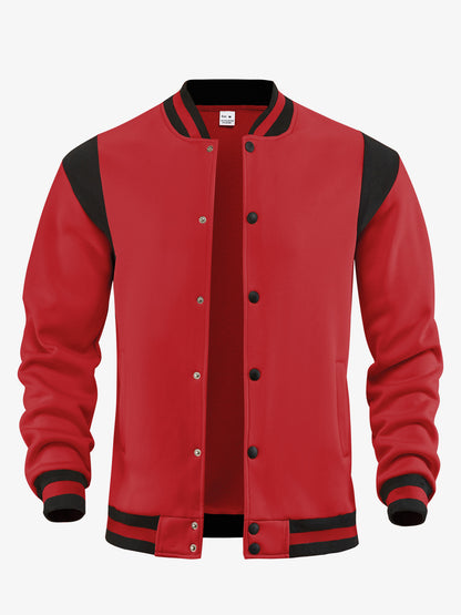 Cardigan Aviateur Doublé Polaire Homme – Col Montant Patchwork