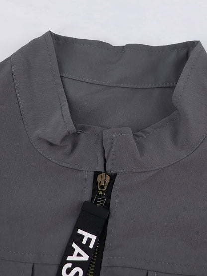 Ensemble deux pièces zippé « Directional Cargo » – Tenue décontractée urbaine pour femme