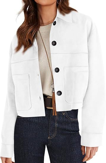 Blouson court femme en simili-daim – Style léger pour les trajets quotidiens