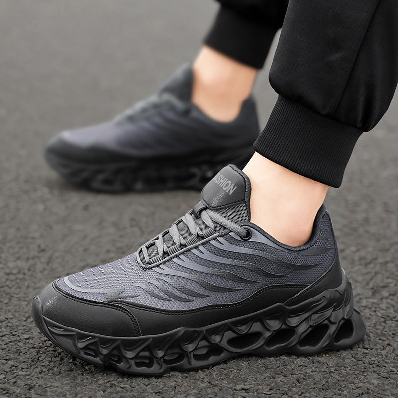 Baskets à lacets Loom & Soul™ pour hommes – Chaussures de sport et de course décontractées à semelle épaisse