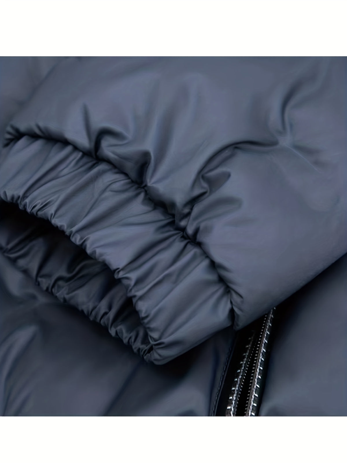 Men’s Windproof Hooded Jacket – Full-Zip Outdoor Winter Coat