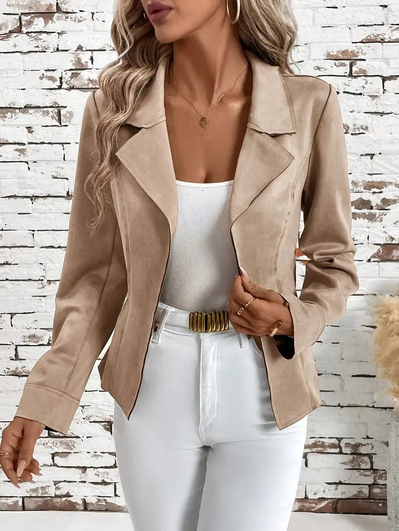 Veste Cardigan Élégante et Cintrée pour Femme – Navetteur Automne et Hiver