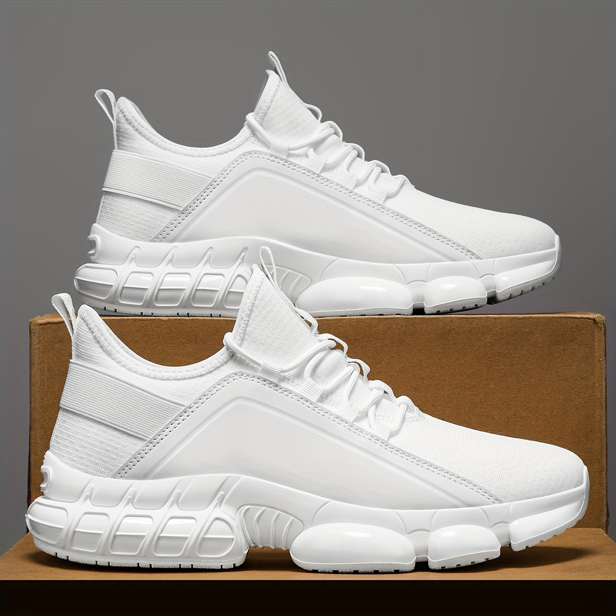 Men’s Lightweight Running Shoes – Breathable Low-Top Trainers